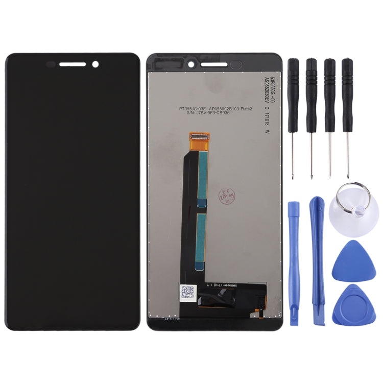 LCD Screen and Digitizer Full Assembly for Nokia 6 2018 / 6.1 - Black
