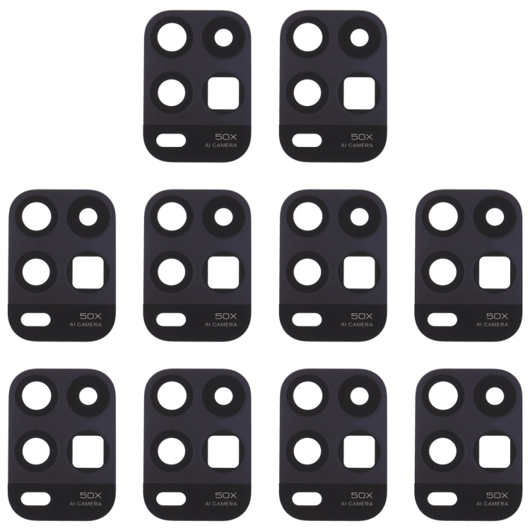 High-Quality Replacement Back Camera Lens for Xiaomi Mi 10 Youth 5G - 10 PCS