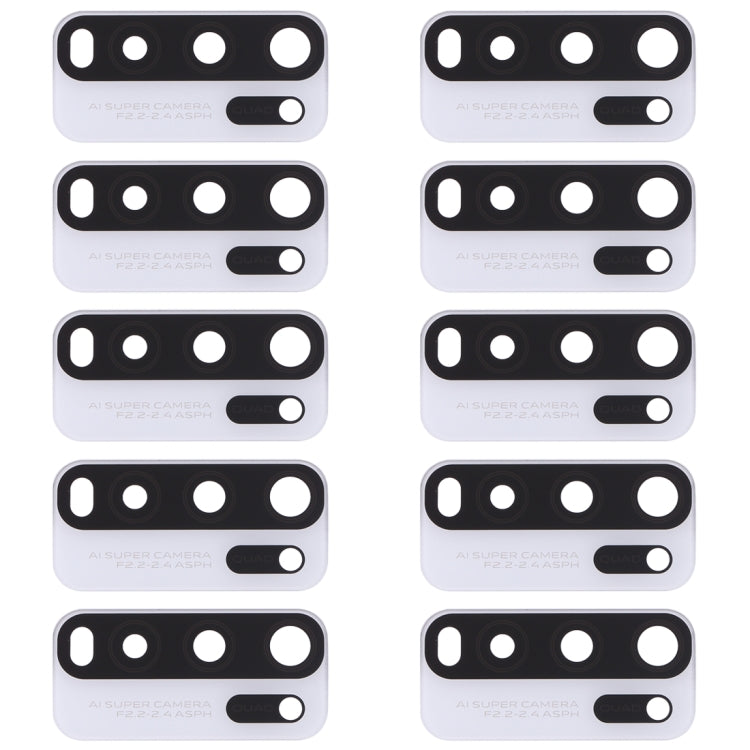 10-Piece White Back Camera Lens Set for Vivo Y50