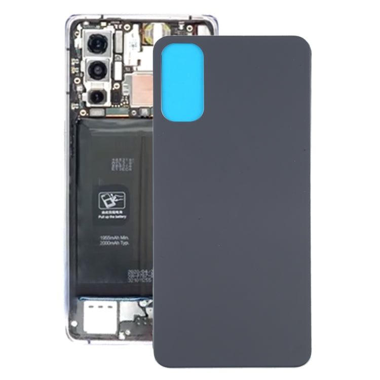 Black Battery Back Cover for OPPO Reno4 5G - High-Quality Replacement Cover