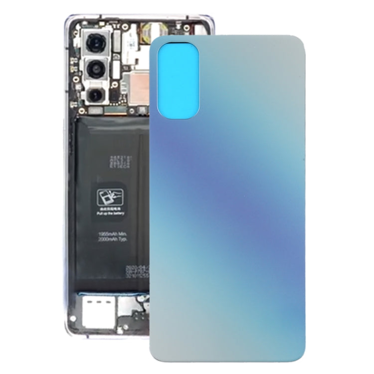 Blue Battery Back Cover Replacement for OPPO Reno4 5G
