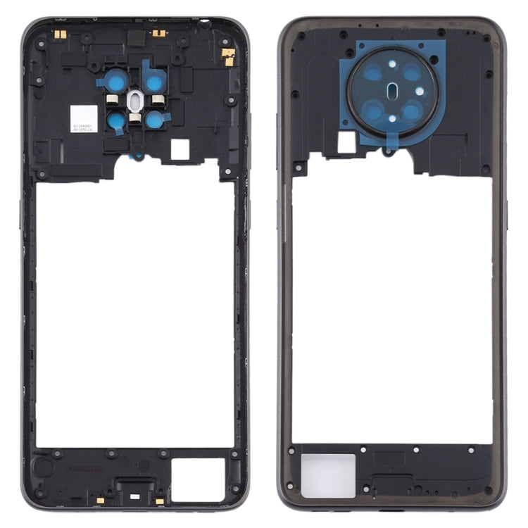 Black Middle Frame Bezel Plate for Nokia 5.3 TA-1227 / TA-1229 / TA-1223 / TA-12234