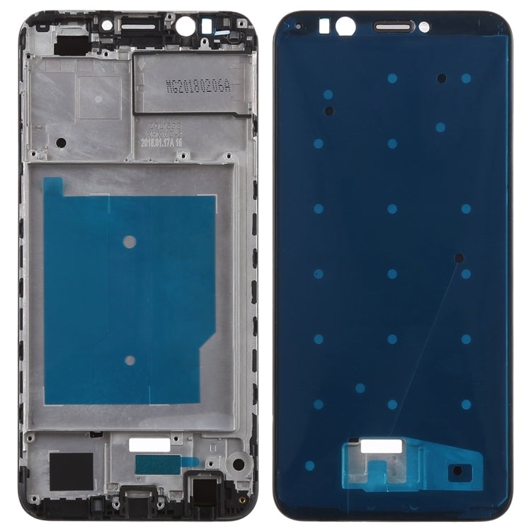Front Housing LCD Frame Bezel Replacement for Huawei Enjoy 8 (Black)