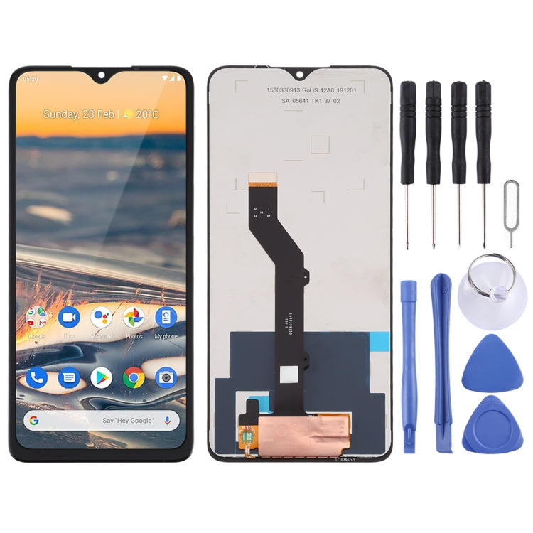Full Assembly LCD Screen and Digitizer Replacement for Nokia 5.3 TA-1227 / TA-1229 / TA-1223 / TA-12234 (Black)