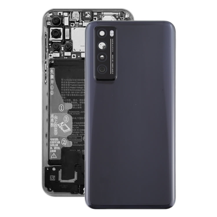 Battery Back Cover with Camera Lens for Huawei Nova 7 5G (Black)