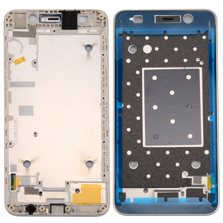 Gold Front Housing LCD Frame Bezel Plate for Huawei Y6 / Honor 4A