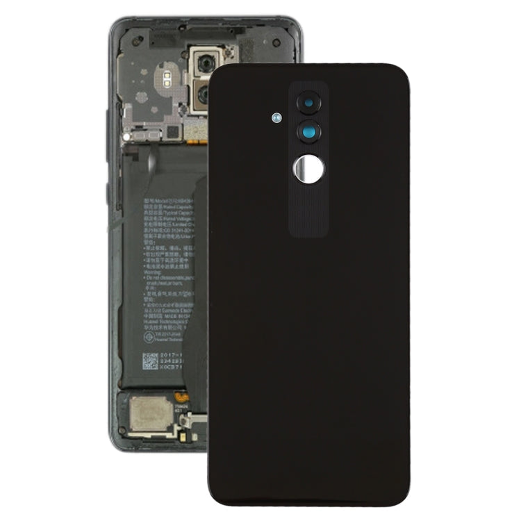 Black Replacement Battery Back Cover with Camera Lens for Huawei Mate 20 Lite