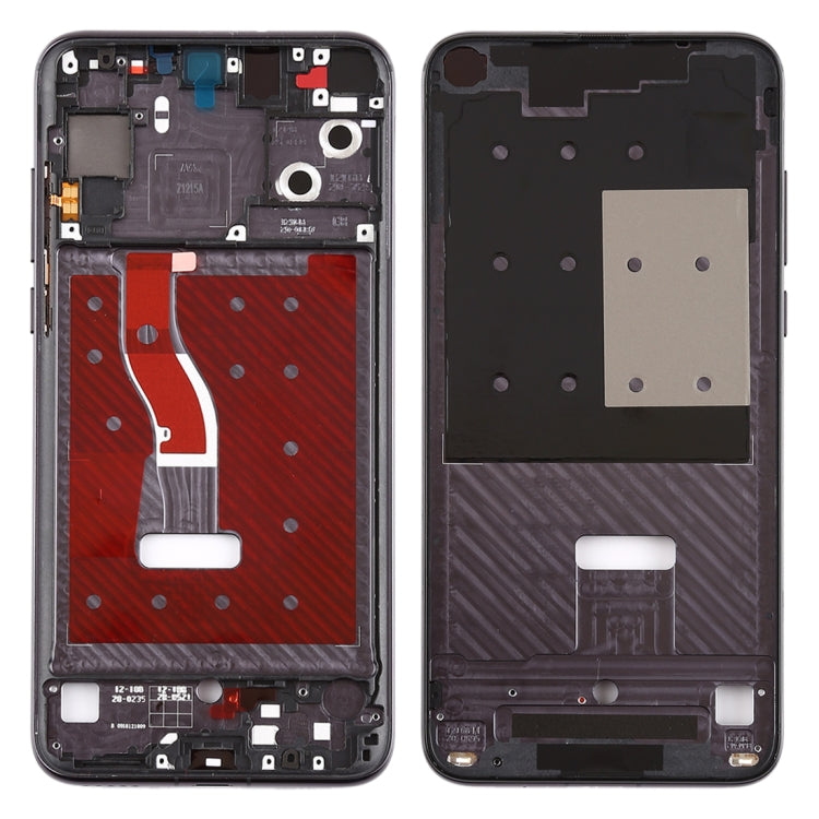 LCD Frame Bezel Plate with Side Keys for Huawei Nova 4(Grey)