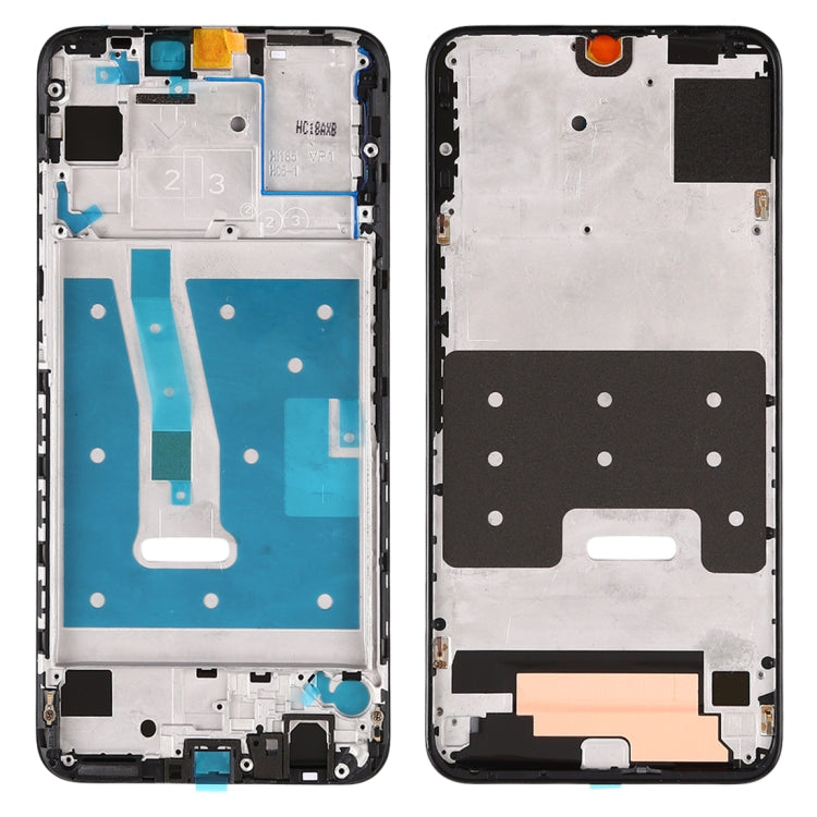 Front Housing LCD Frame Bezel Plate for Huawei P Smart (2019) in Black