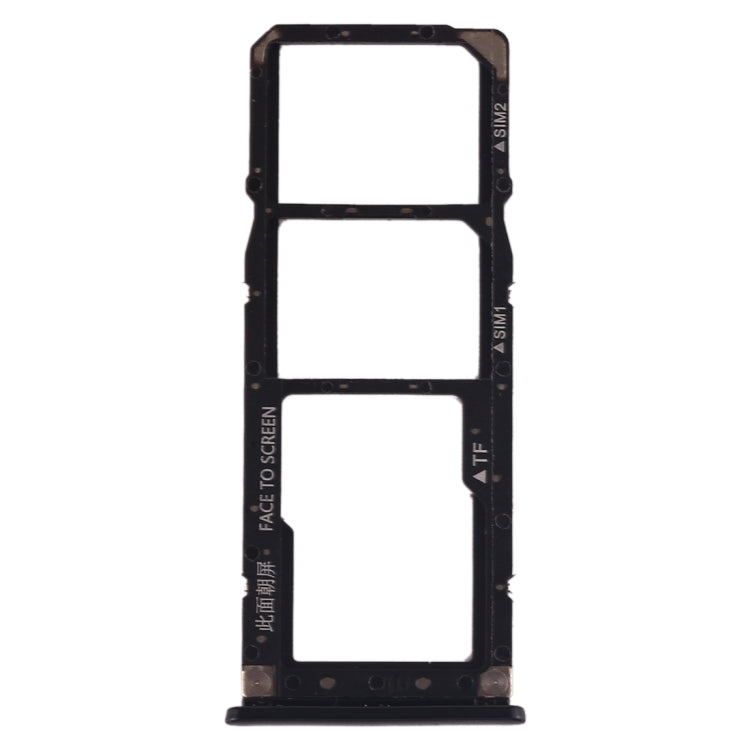SIM Card Tray Set with Micro SD Card Tray for Xiaomi Mi Play (Black)
