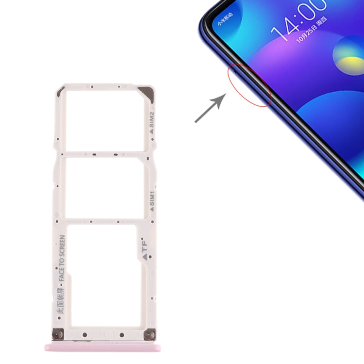 SIM Card Tray Set for Xiaomi Mi Play - Pink