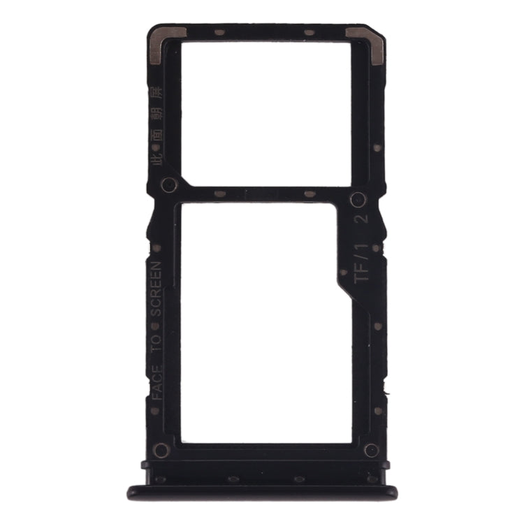 SIM Card Tray + Micro SD Card Tray for Xiaomi Redmi Note 7 / Redmi Note 7 Pro (Black)