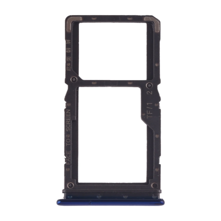 SIM Card Tray and Micro SD Card Tray for Xiaomi Redmi Note 7 / Redmi Note 7 Pro (Blue)