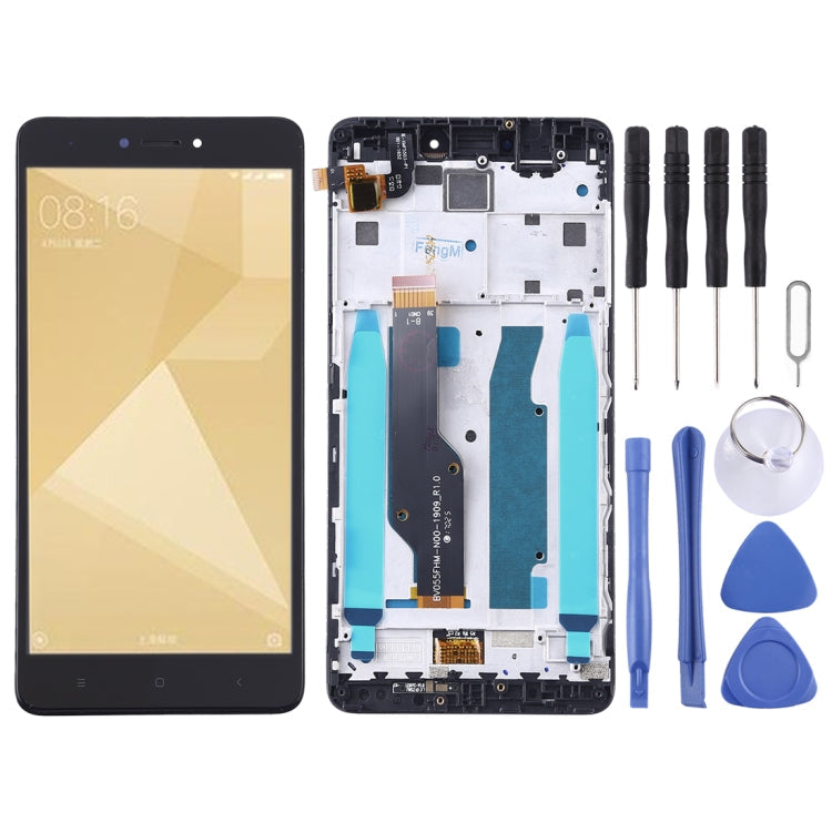 Xiaomi Redmi Note 4X LCD Screen and Digitizer Full Assembly with Frame (Black)