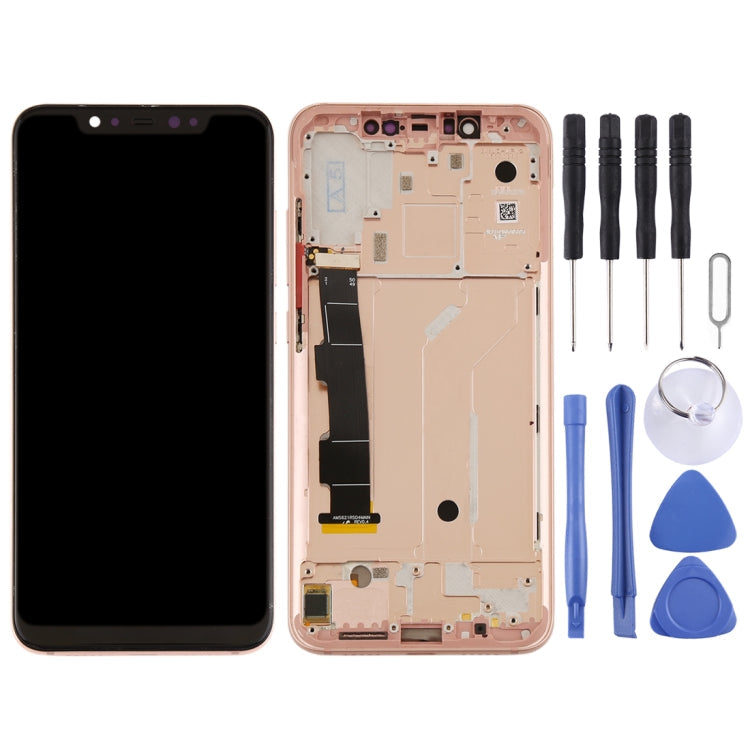 Xiaomi Mi 8 LCD Screen and Digitizer Assembly with Frame & Side Keys (Rose Gold)
