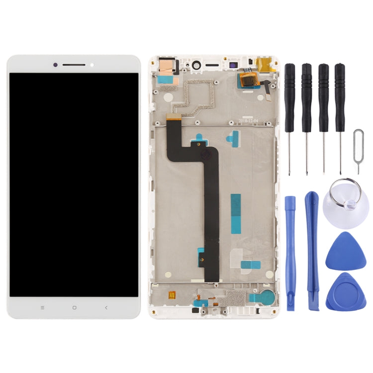 Xiaomi Mi Max LCD Screen and Digitizer Full Assembly with Frame (White)