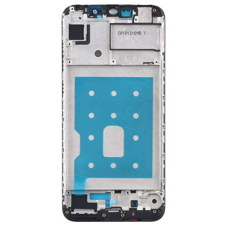 Front Housing LCD Frame Bezel Plate for Huawei Y7 (2019) in Classic Black