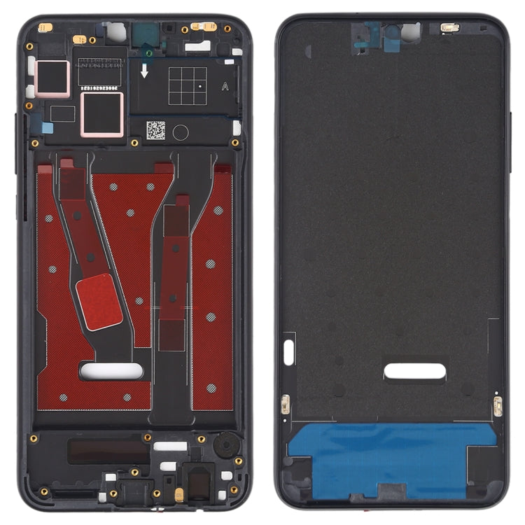 Front LCD Frame Bezel Plate Replacement for Huawei Honor 8X (Black)