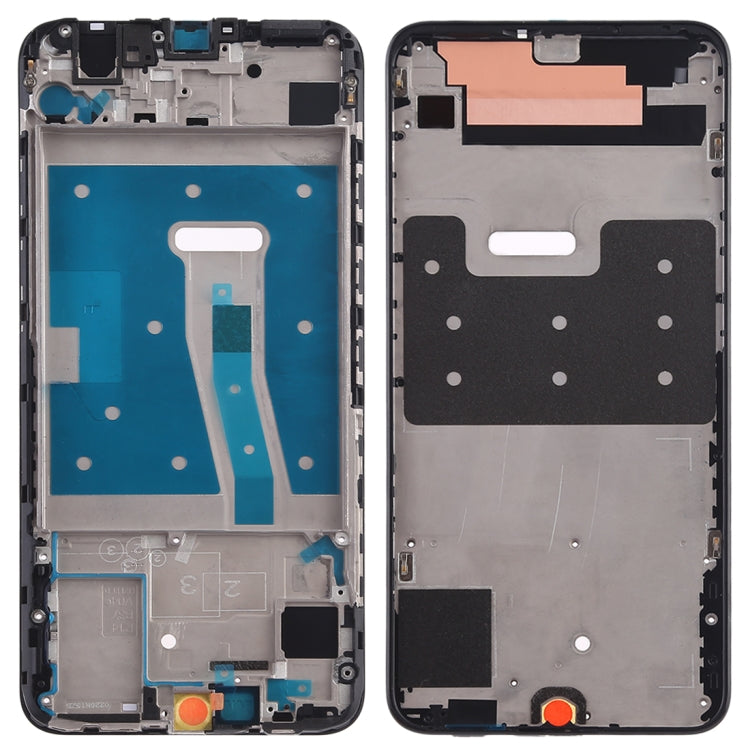 Huawei P Smart+ (2019) Front Housing LCD Frame Bezel Plate - Black