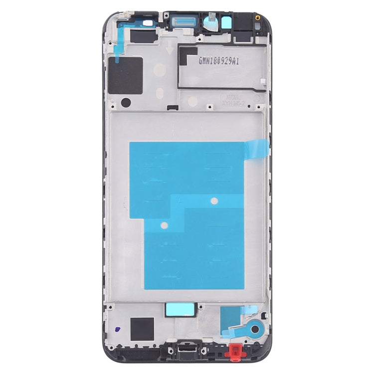 Front Housing LCD Frame Bezel Plate Replacement for Huawei Y6 Prime (2018) - Black