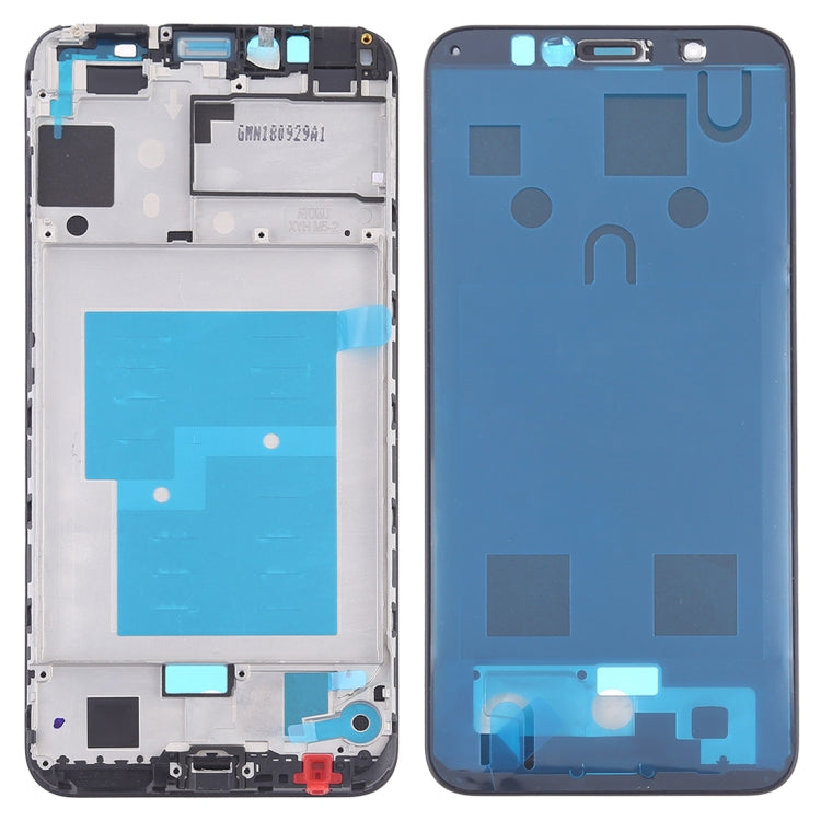 Front Housing LCD Frame Bezel Plate Replacement for Huawei Y6 Prime (2018) - Black