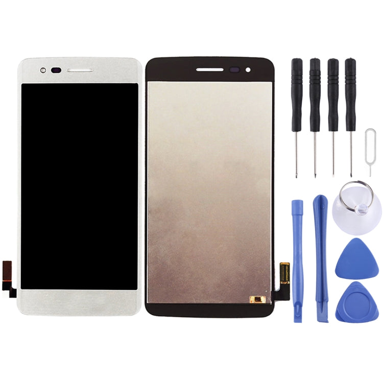 LCD Screen and Digitizer Full Assembly for LG K8 2017 US215 M210 M200N in Silver