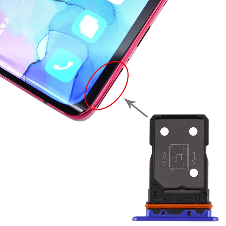 OPPO Reno3 Pro SIM Card Tray (Blue)