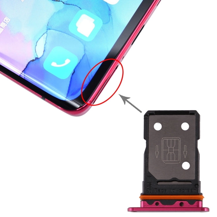 OPPO Reno3 Pro SIM Card Tray - Rose Red