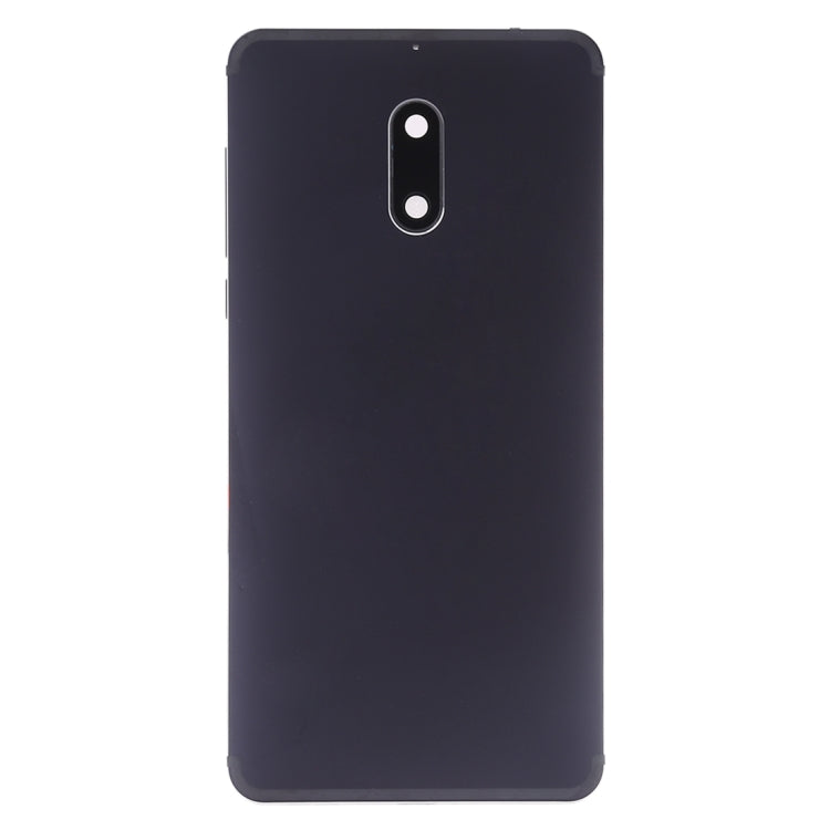 Nokia 6 Black Back Housing with Camera Lens and Side Keys