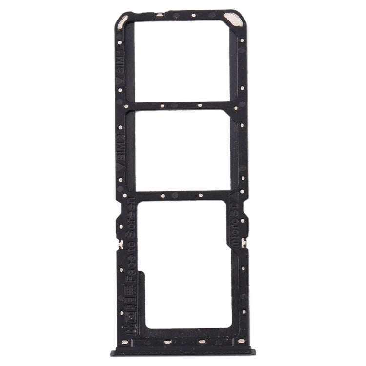 SIM Card Tray + Micro SD Card Tray and SIM Card Tray for OPPO A11 (Black)