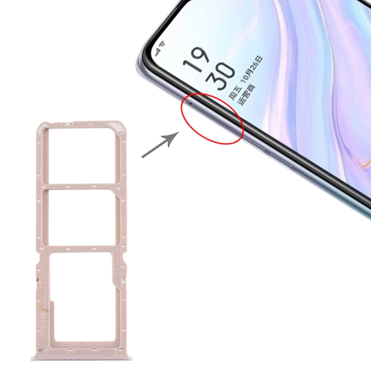 SIM Card Tray, SIM Card Tray, and Micro SD Card Tray Replacement Kit for OPPO A11 (Gold)