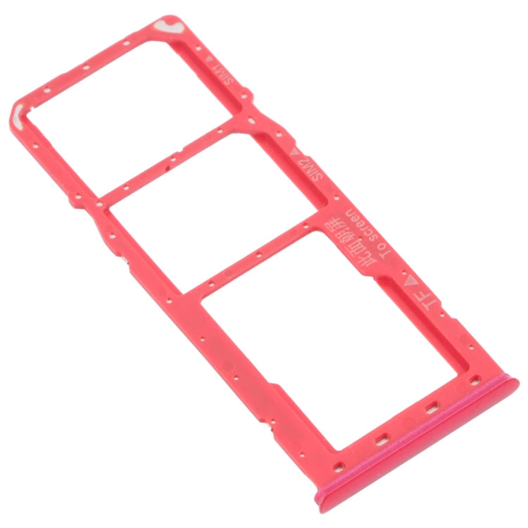 SIM Card Tray Set with Micro SD Tray for OPPO Realme 3 (Red)