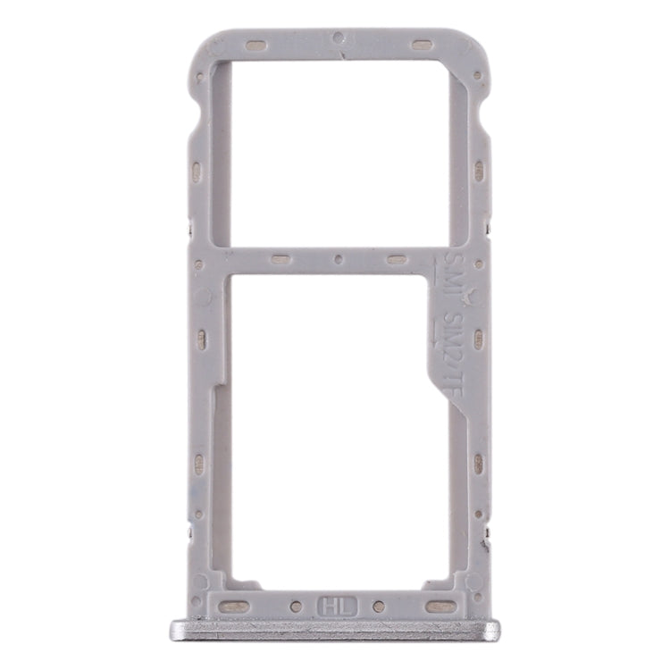 SIM Card Tray + SIM / Micro SD Card Tray for Meizu M6T(Silver)