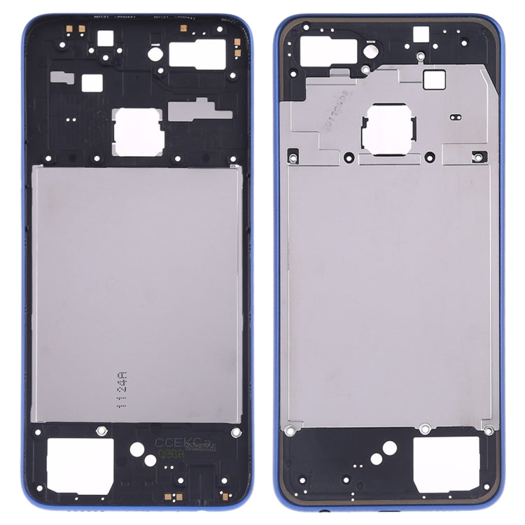Middle Frame Bezel Plate Replacement for OPPO F9 / A7X (Blue)