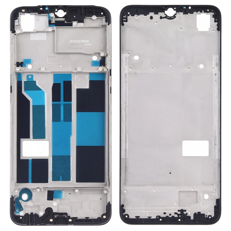 Front Housing LCD Frame Bezel Plate for OPPO F9 / A7X in Classic Black