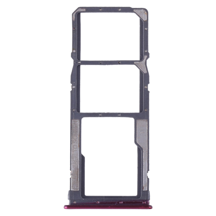 SIM Card Tray + SIM Card Tray + Micro SD Card for Xiaomi Redmi 7 (Magenta)