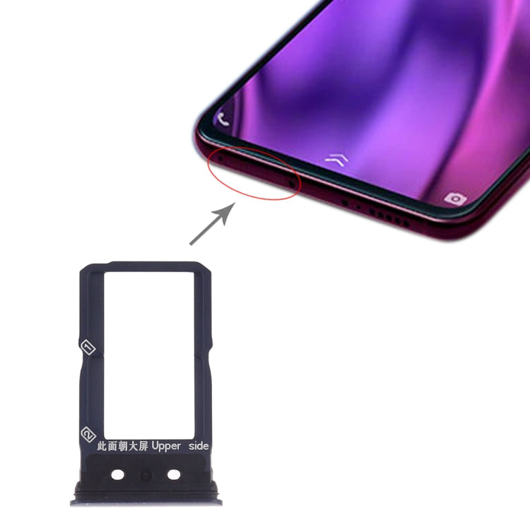 SIM Card Tray Replacement for Vivo NEX Dual Display (Black)