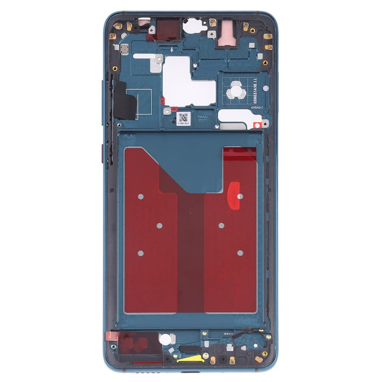 Huawei Mate 20 Blue Front Housing LCD Frame Bezel Plate with Side Keys