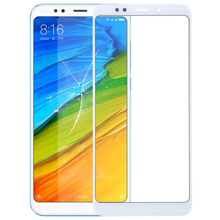 Front Screen Outer Glass Lens Replacement for Xiaomi Redmi 5 Plus (White)