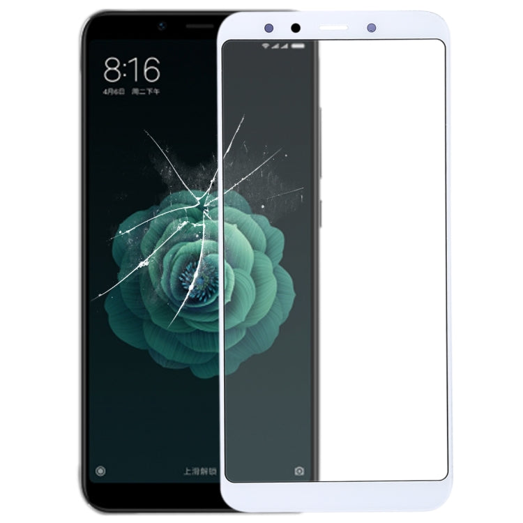 Outer Glass Lens for Xiaomi Mi 6X Front Screen (White)