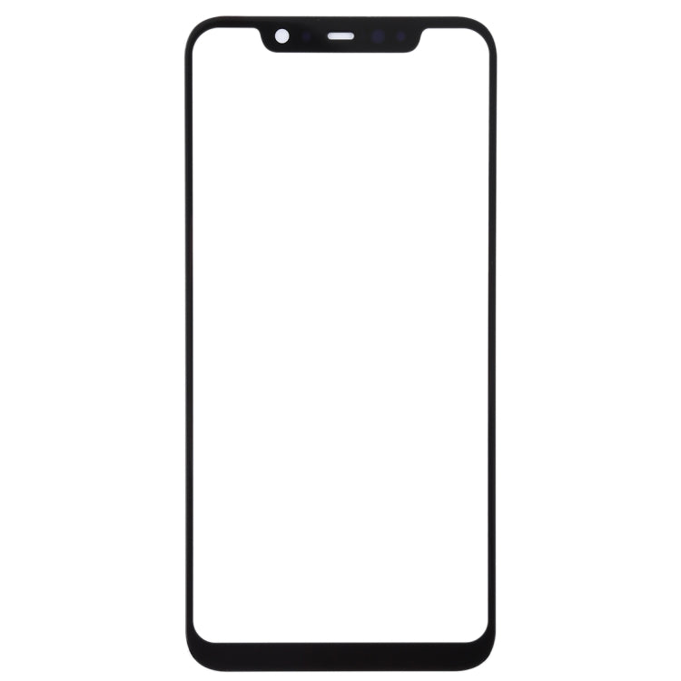 Xiaomi Mi 8 Front Screen Outer Glass Lens (Black) - Replacement Part