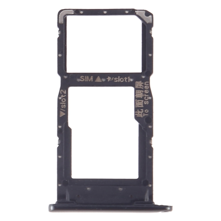 SIM Card Tray and Micro SD Card Tray for Huawei P Smart+ 2019 - Black