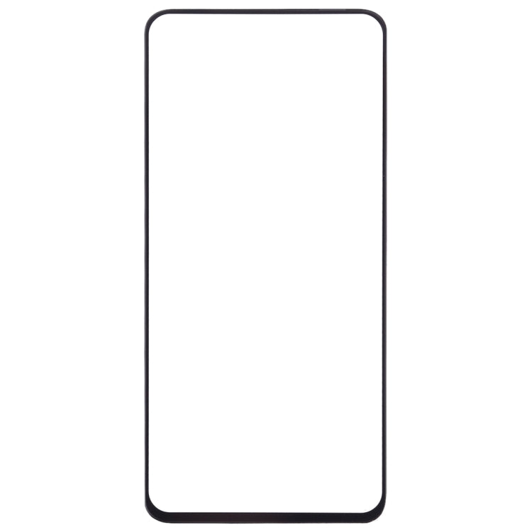 OPPO Reno Black Front Screen Outer Glass Lens