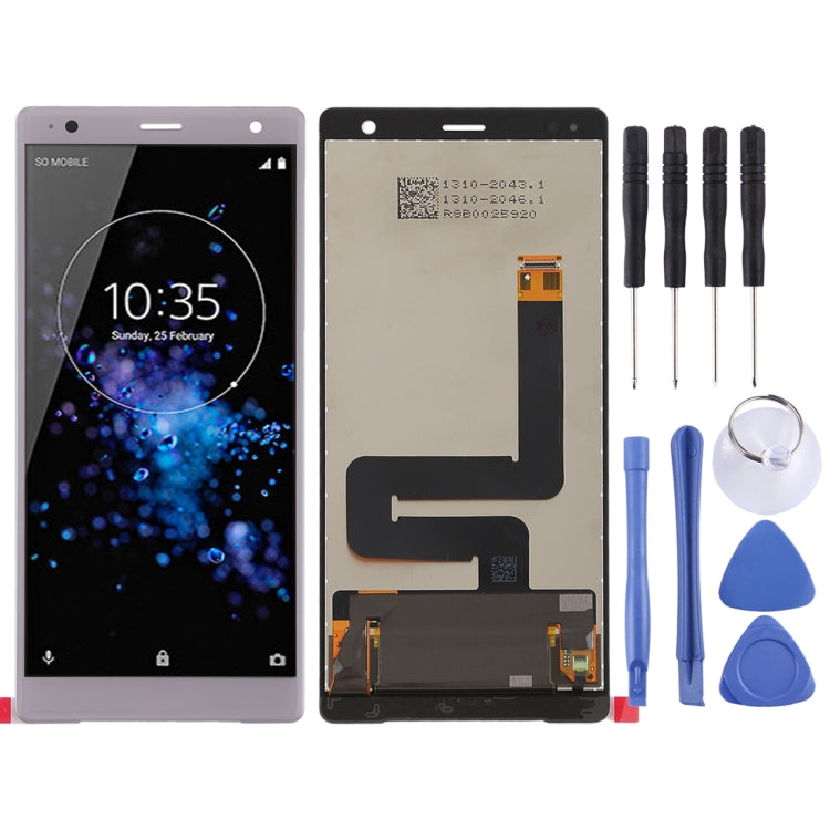 Sony Xperia XZ2 Purple LCD Screen and Digitizer Full Assembly (Original Replacement)