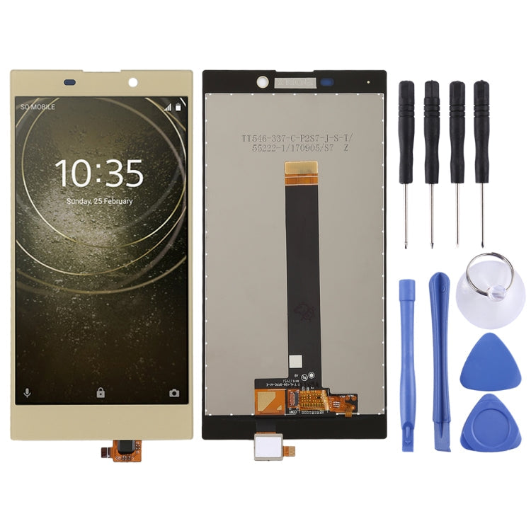 Gold LCD Screen and Digitizer Assembly for Sony Xperia L2