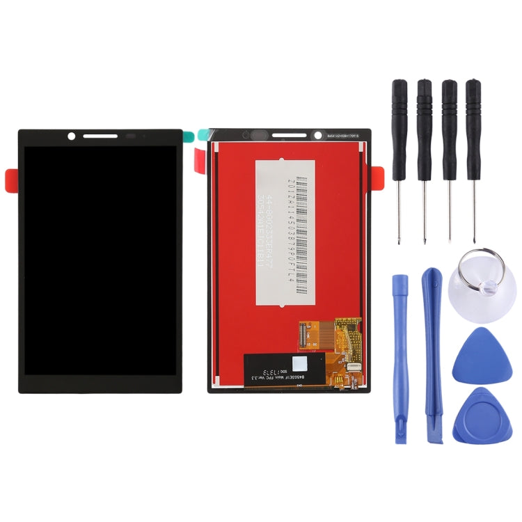 Black LCD Screen and Touch Screen Digitizer Full Assembly for BlackBerry KEY 2