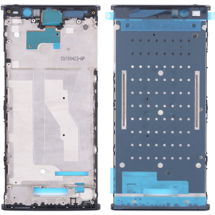 Front Housing LCD Frame Bezel for Sony Xperia XA2 Plus(Black) - High-Quality Replacement for a Restored Device