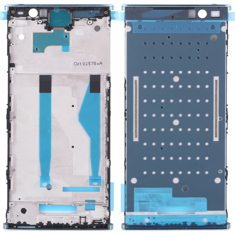 Sony Xperia XA2 Plus Front Housing LCD Frame Bezel (Blue)