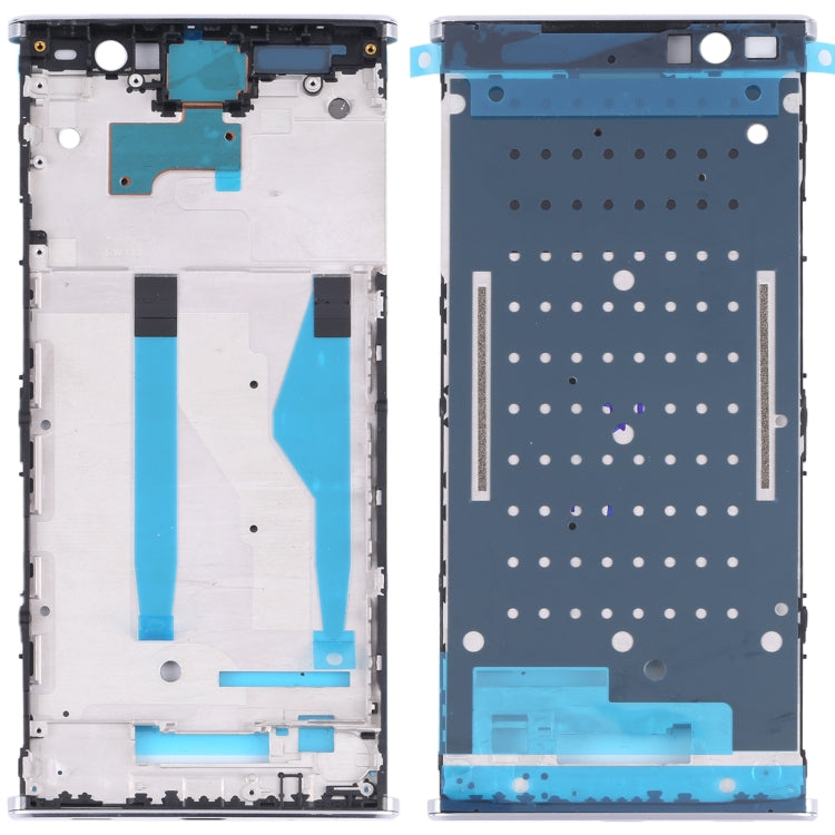 Sony Xperia XA2 Plus Front Housing LCD Frame Bezel - Silver
