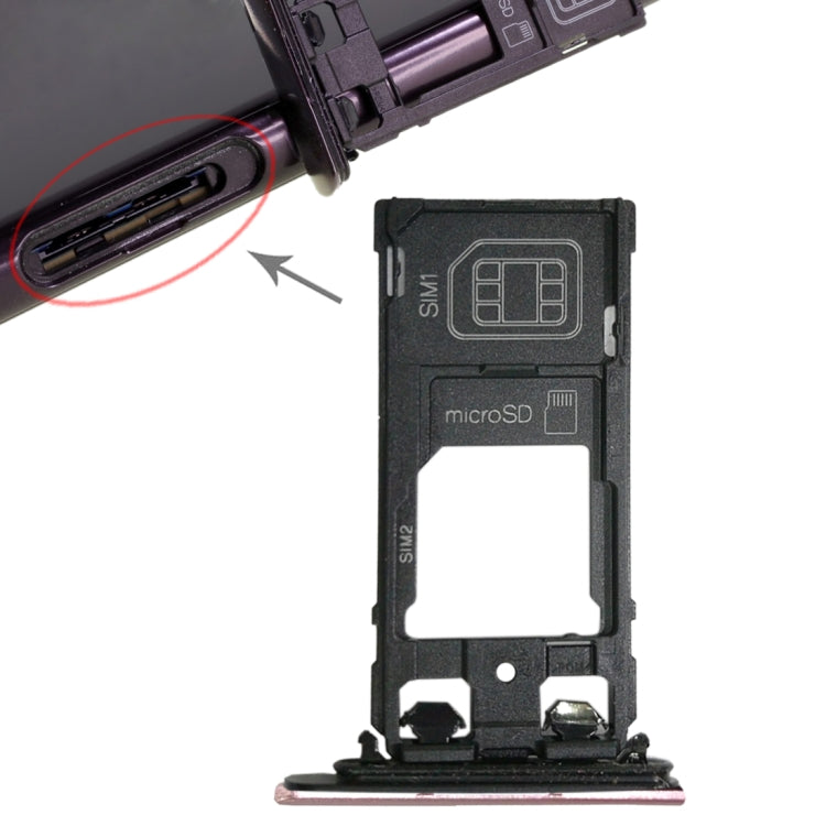 Sony Xperia XZ Pink SIM Card Tray with Micro SD Card Slot Upgrade